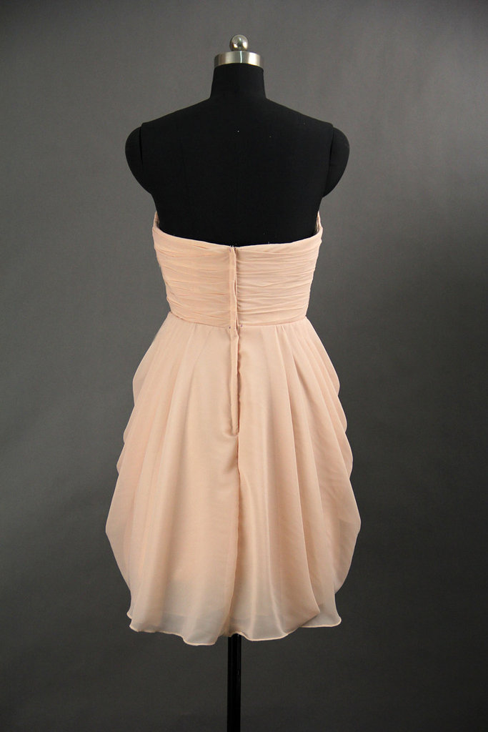 Short Sweetheart Pearl Pink Bridesmaid Dress, Short Bridesmaid Dresses ...